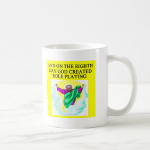 guden skapade att leka för roll kaffe mugg