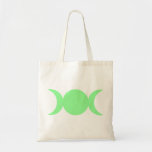 Gudinna för limefruktgrönttrippel tote bags
