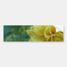 Gul blomma bildekal