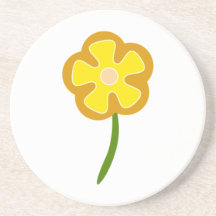 Gul blomma underlägg