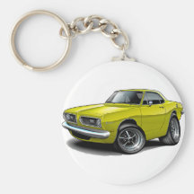 Gul Coupe 1967-69 för Barracuda Nyckel Ring