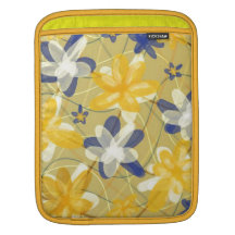 Gul Digital blommaipad sleeve