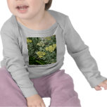 Gul Flwrs begynna Lng Slv T-shirts