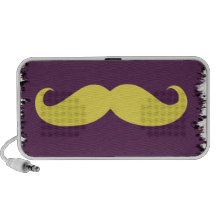 Gul mustasch bärbarahögtalare