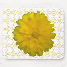 Gul ringblomma Mousepad Musmattor