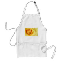 Gul rosblommarförkläde