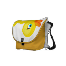 Gul Rubber anka Messenger Bag