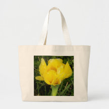 Gul satängblommar tote bag