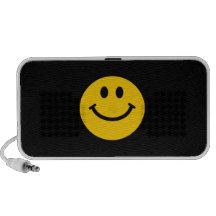 Gul smiley face mp3 högtalarsystem