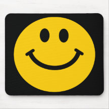 Gul smiley face musmattor