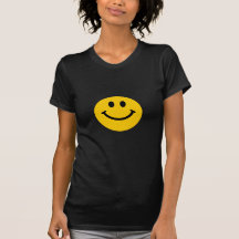 Gul smiley face tröjor