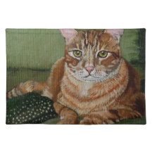 Gul Tabby Underlägg