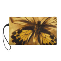 Guld & brun Birdwing fjärilsWristlet