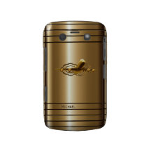 Guld- case för blackberry bold för jettrafikflygpl blackberry bold fodral