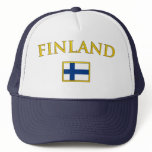 Guld- Finland Trucker Kepsar