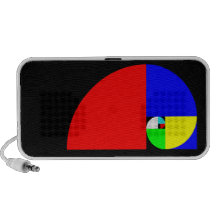 Guld- förhållande, Fibonacci spiral Laptop Speakers
