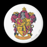 Guld- Gryffindor vapensköld som är röd och magneter