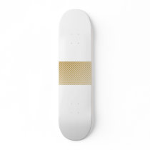 Guld- gul mönstrad kolfiber skate board deck