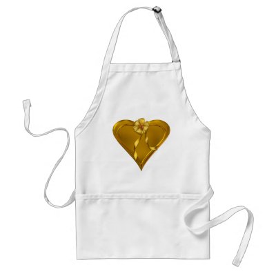 Guld- hjärta och satäng från valentinetshirts