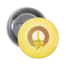 Guld- julkran pins
