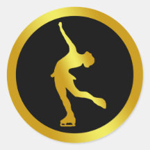 GULD- KONSTÅKARE KLISTERMÄRKE