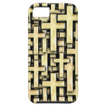Guld- kor iPhone 5 Case-Mate skydd