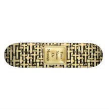 Guld- kor skate board