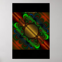 Guld- Mandala Affisch