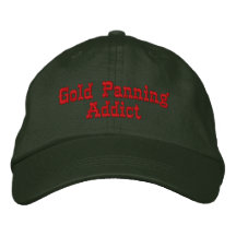 Guld- panorera knarkare som prospekterar den brode