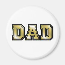 Guld- pappa kylskåpsnagnet