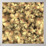 Guld- Posies Affisch