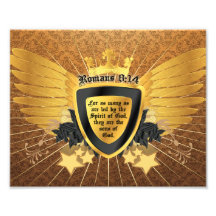 Guld- Romans8:14 Sons av guden Foton