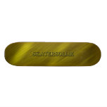 guld- skateboarddäck för skatersollie