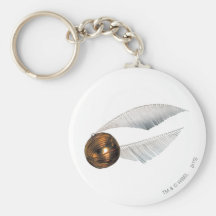 Guld- Snitch Nyckel Ring
