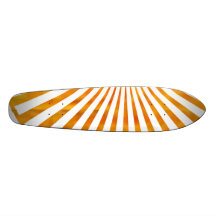 Guld- solskensolnedgång skateboard deck