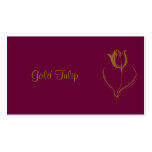 Guld- tulpan visitkort mall