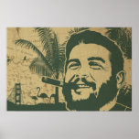 Guld- utfärda utegångsförbud för Che Guevara Posters