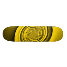 Guld virvlar runt skateboards