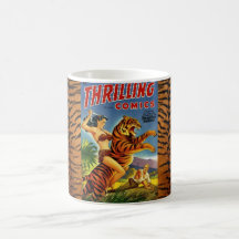 Guldålderdjungeltecknad Kaffe Kopp