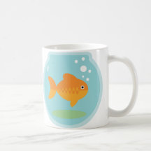 Guldfiskskål Kaffe Kopp