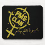Guldlogotyp för PMS Mousepad- Mus Matta