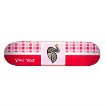 Gullig anka skateboard