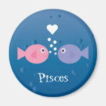 Gullig anpassningsbar för fisk för Pisces rosa- &  Magneter