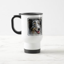 Gullig australian shepherdtravel mug mugg