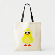 Gullig babychicktecknad kasse
