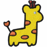 Gullig babygiraffbröstkorg