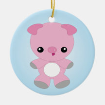 Gullig babygrisprydnad julgranskulor
