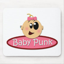 Gullig babyPunkmousepad Mus Matta