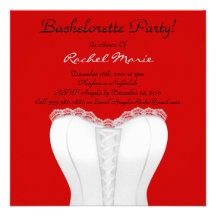 GULLIG Bachelorette partydesign Anpassade Inbjudan