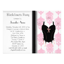 GULLIG Bachelorette partydesign Anpassade Tillkännagivande